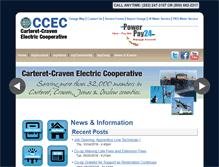Tablet Screenshot of carteretcravenelectric.coop
